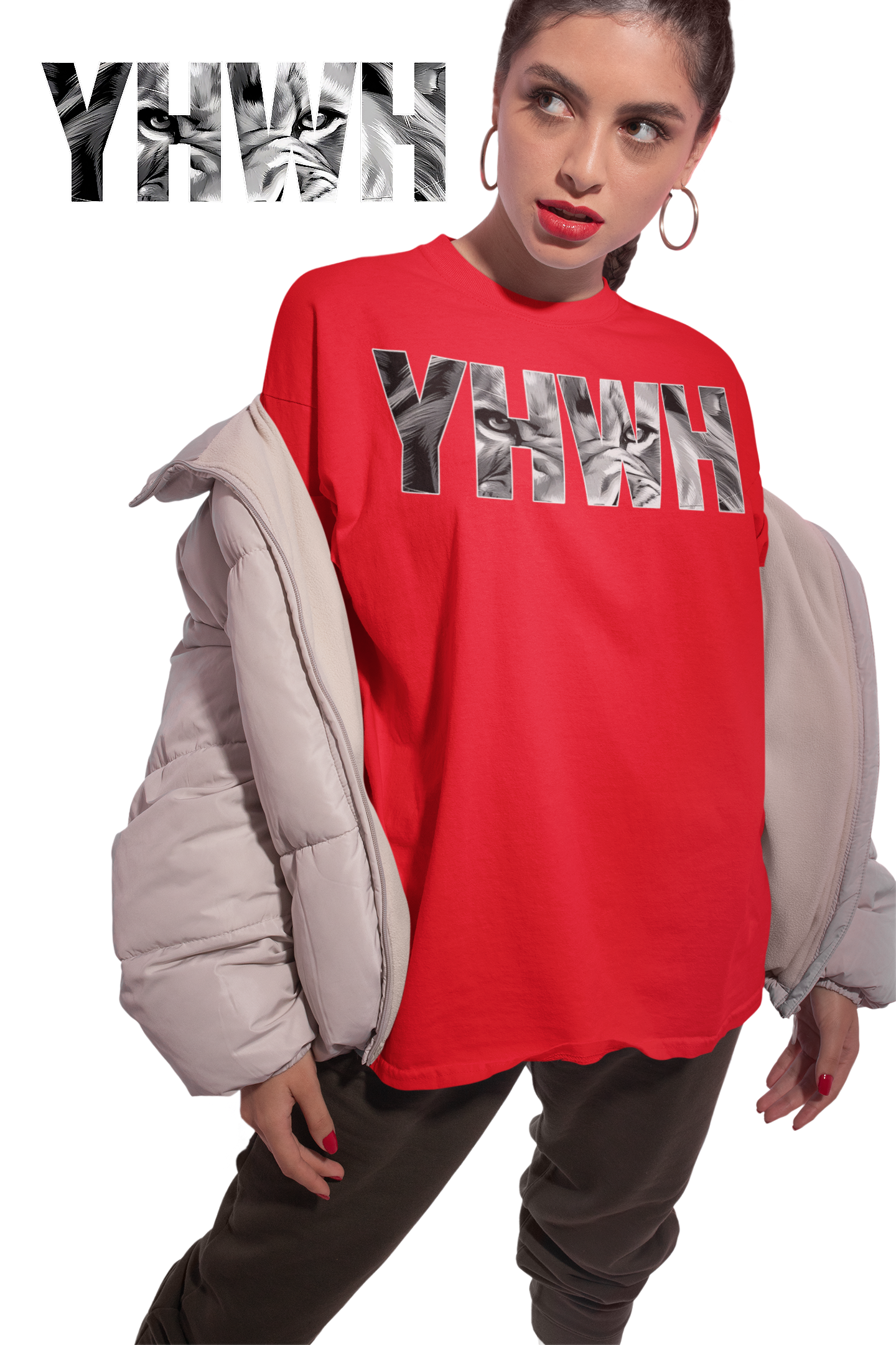 YHWH™ Lion Wordmark Tee