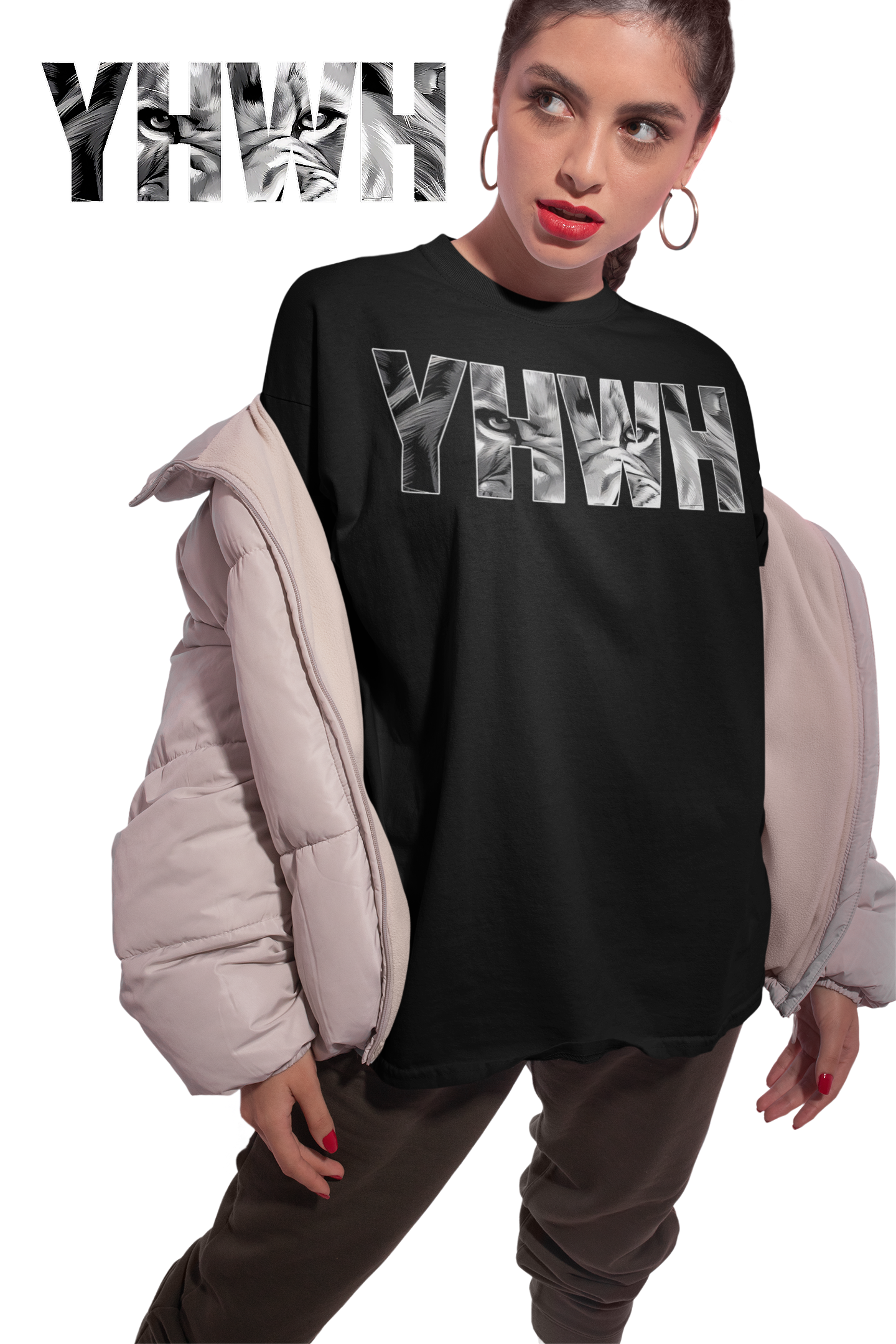 YHWH™ Lion Wordmark Tee